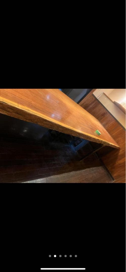 一枚板のテーブル　希少 (引取限定)