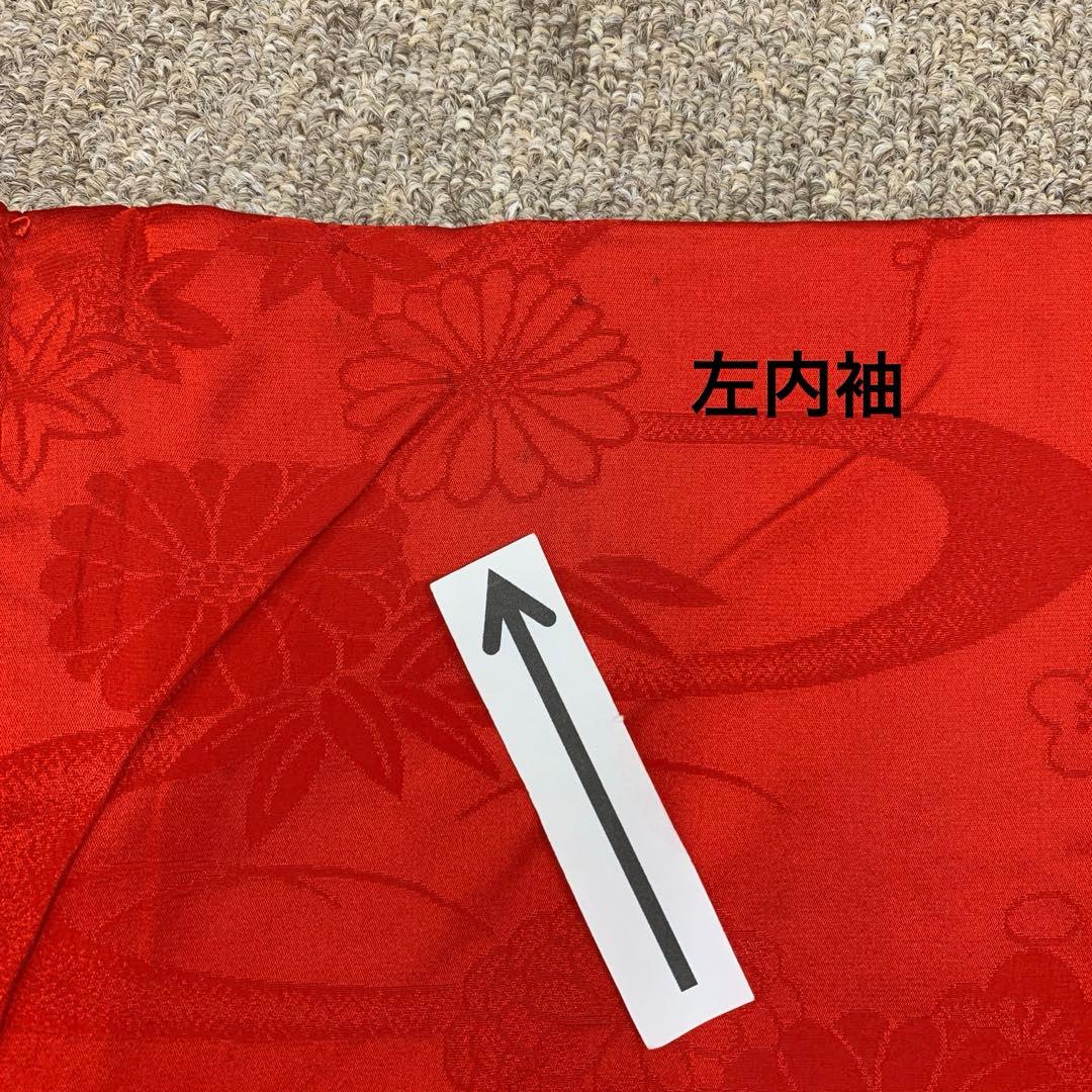 504agu4□七五三 三歳 女の子 着物&被布 金駒刺繍 絞り染め□状態良好