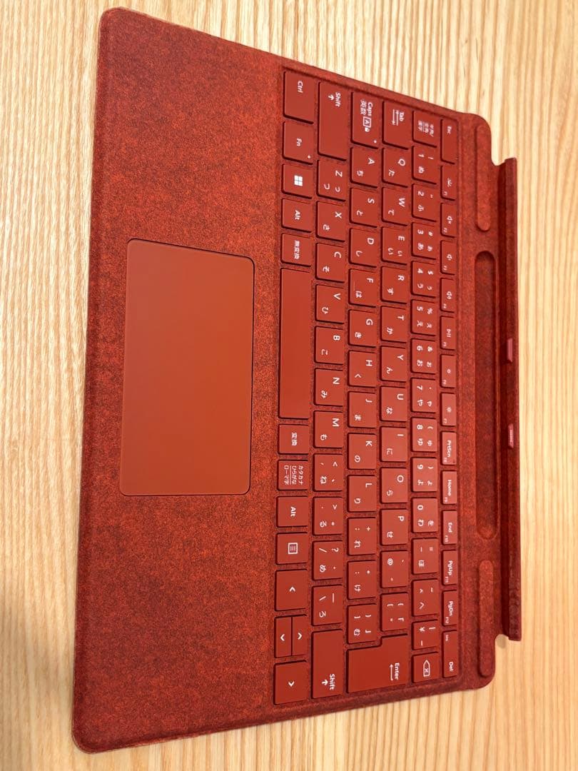surface pro8 8GB 256 13インチ　純正キーボード　赤