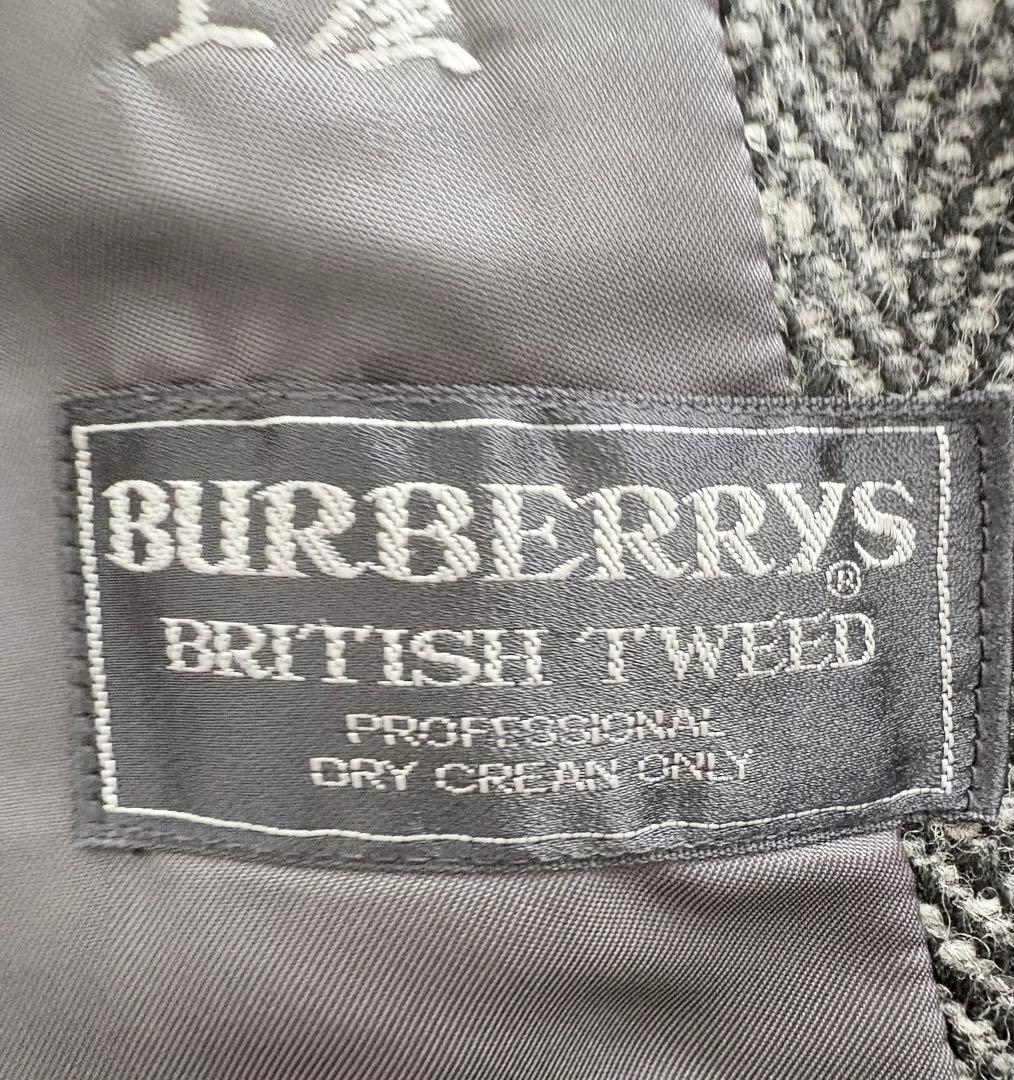 い*ゃ様 Burberrys バーバリー　ヘリンボーンツイード　バルマカーンコー