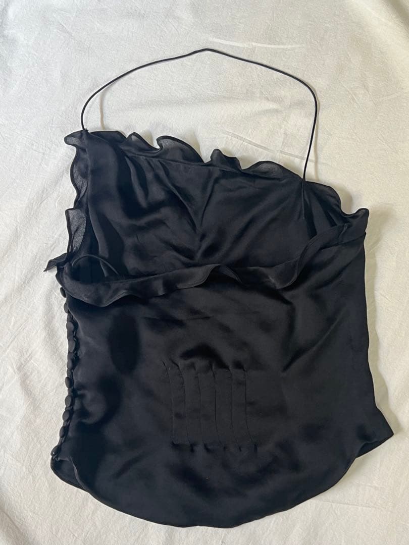 クロエシルクフリルキャミソールchloeバーニーズ