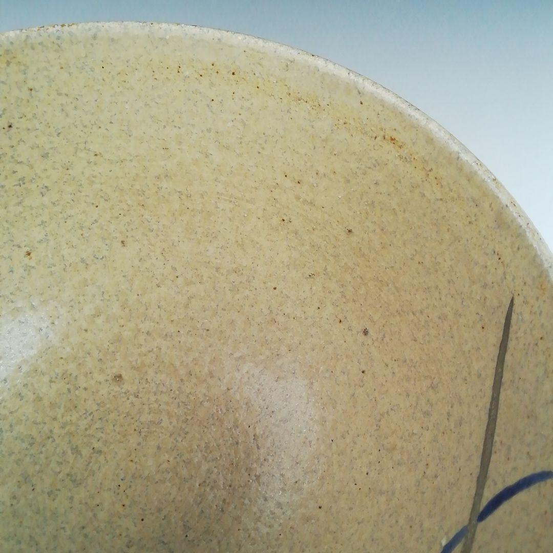 Ｔ４２３　茶碗　『伊羅保　紫陽花』『大石督幸 造』　共箱　抹茶碗　茶道具