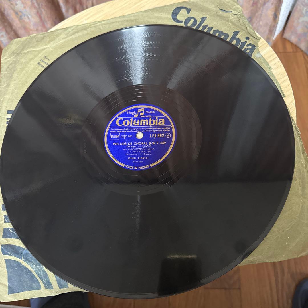 SP仏盤 DINU LIPATTI/バッハのprelude de choral