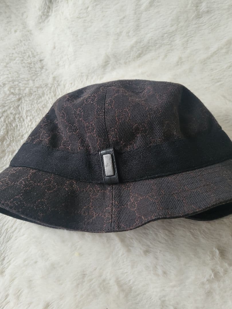 GUCCI ダークブラウン バケットハット