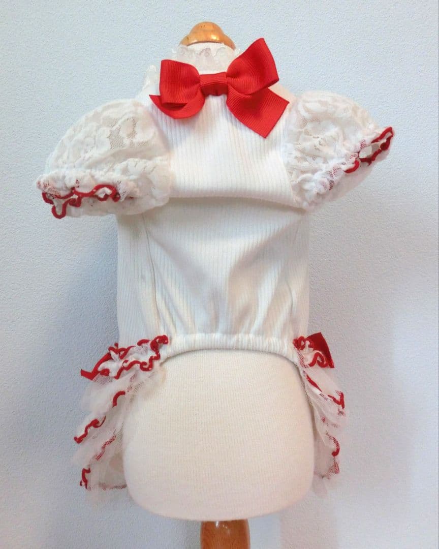 【希少】きゃんナナ いちごワンピース ホワイト Ｓサイズ