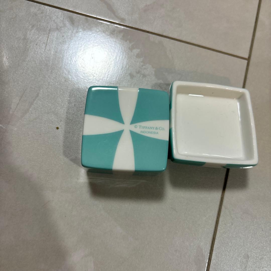 Tiffany＆Co ティファニー　陶器製　小物入れ　アクセサリーケース
