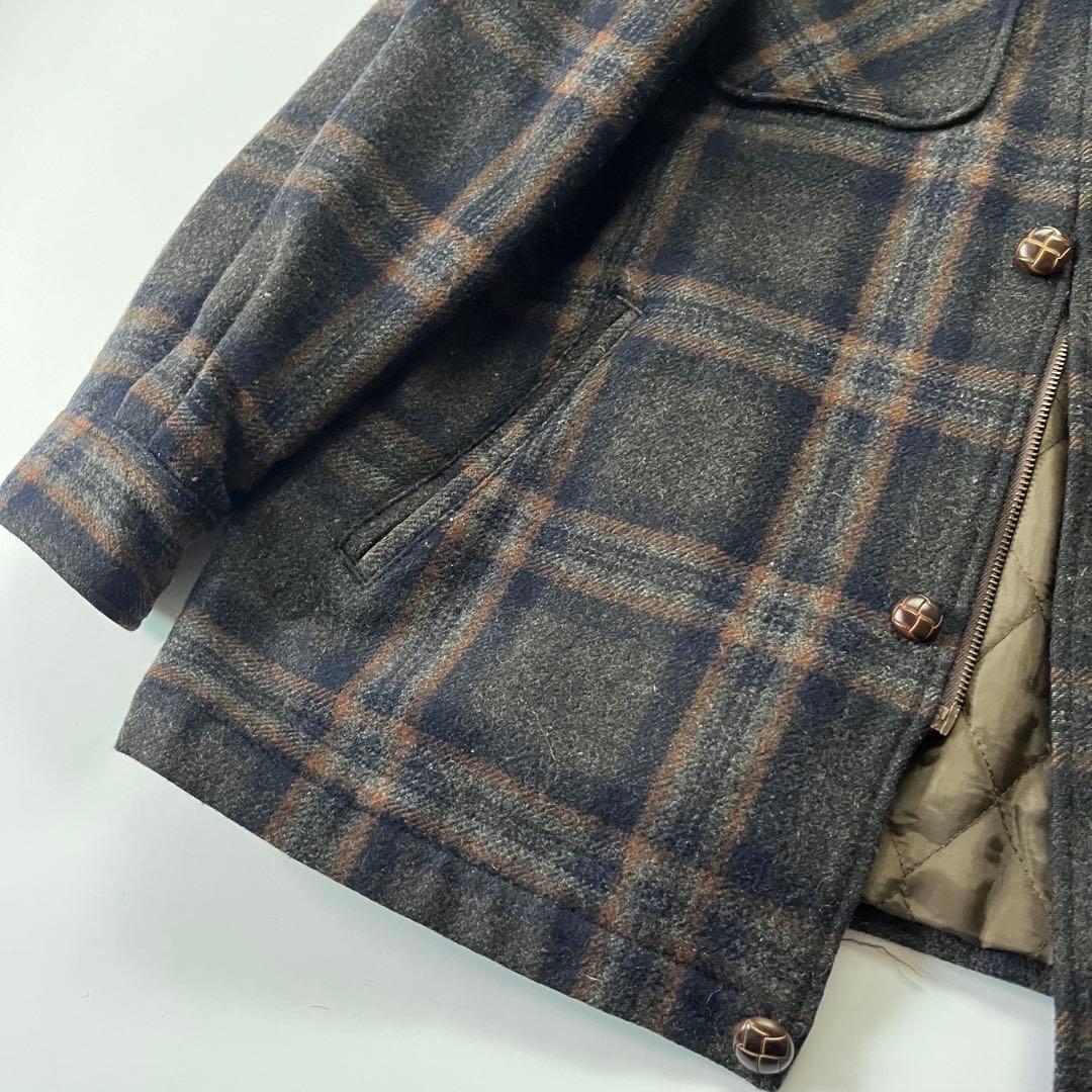 OLD UNIQLO vintage ウール コート ジャケット チェック L