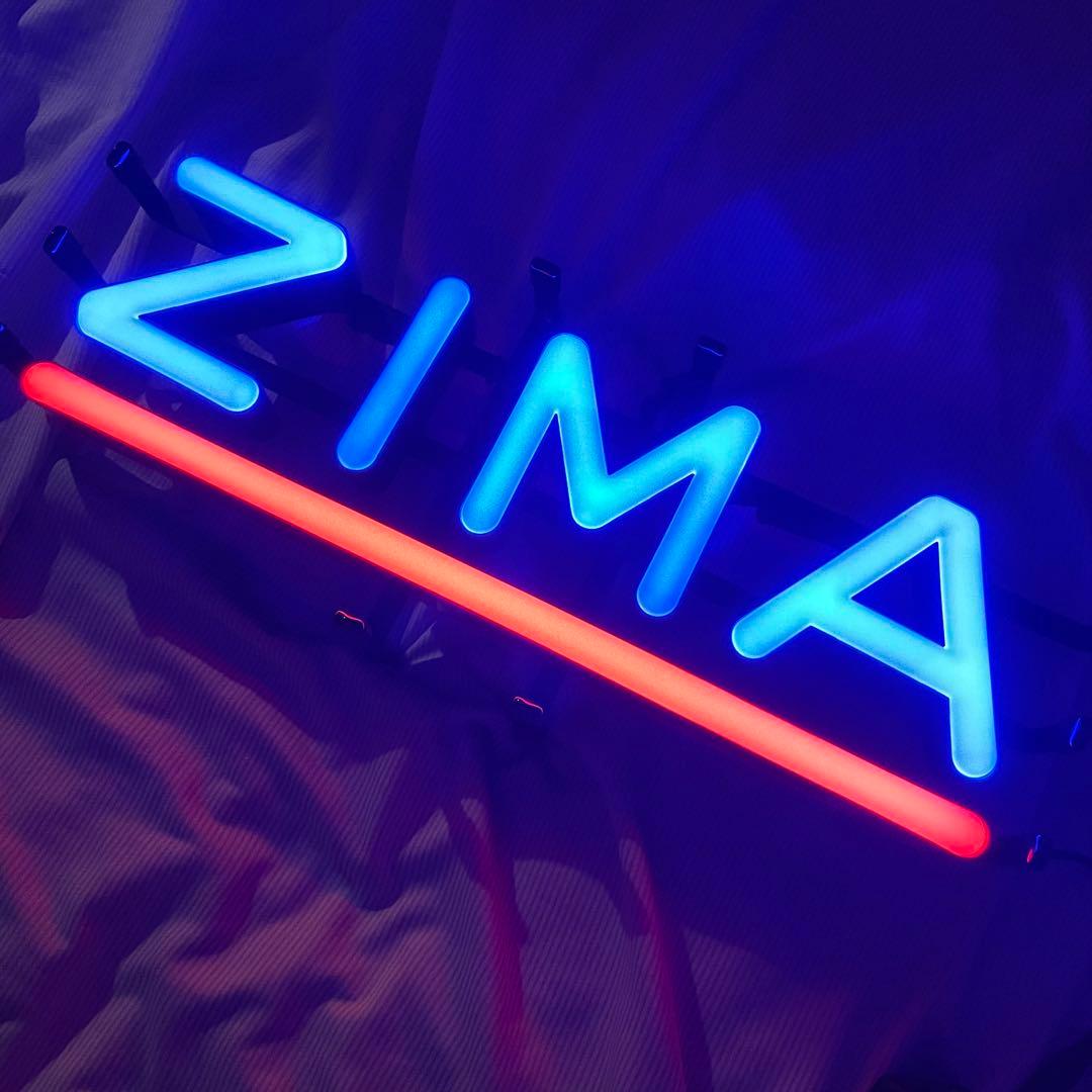 ZIMAロゴネオン風LEDサイン/非売品