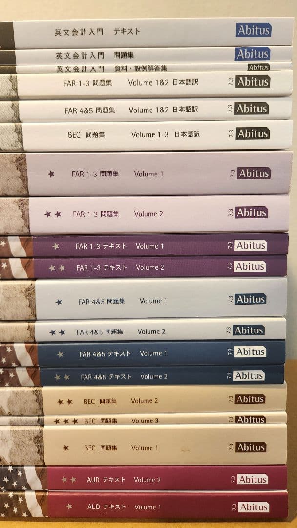Abitus USCPAテキスト問題集33冊フルセット Ver7.3 2022年
