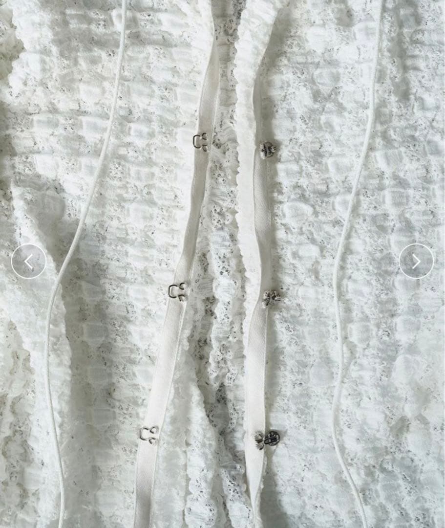 【USAGI ONLINE限定】shrink lace blouse