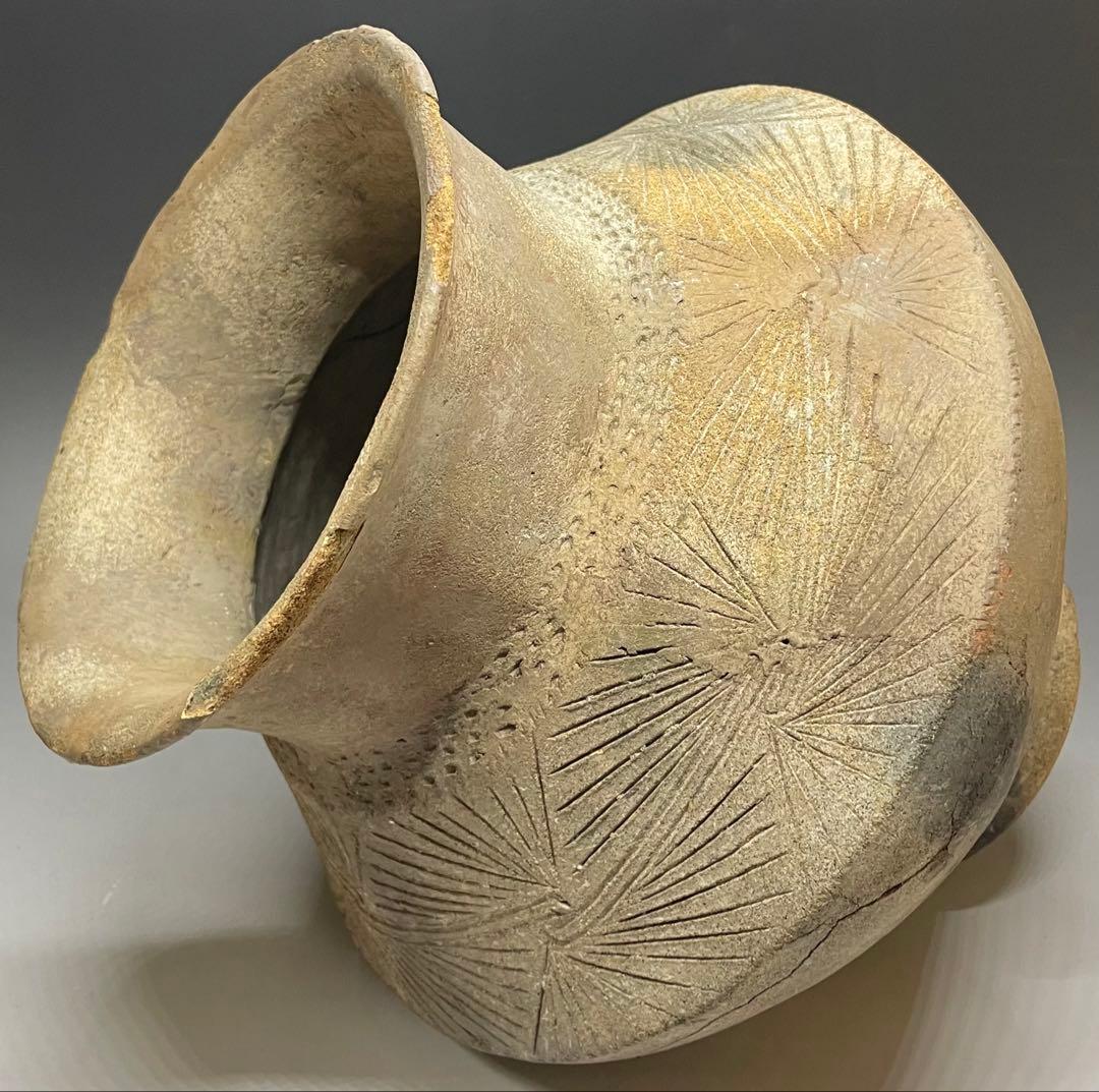 弥生時代　欠山式壺形土器　壺　出土　古墳　b 3937