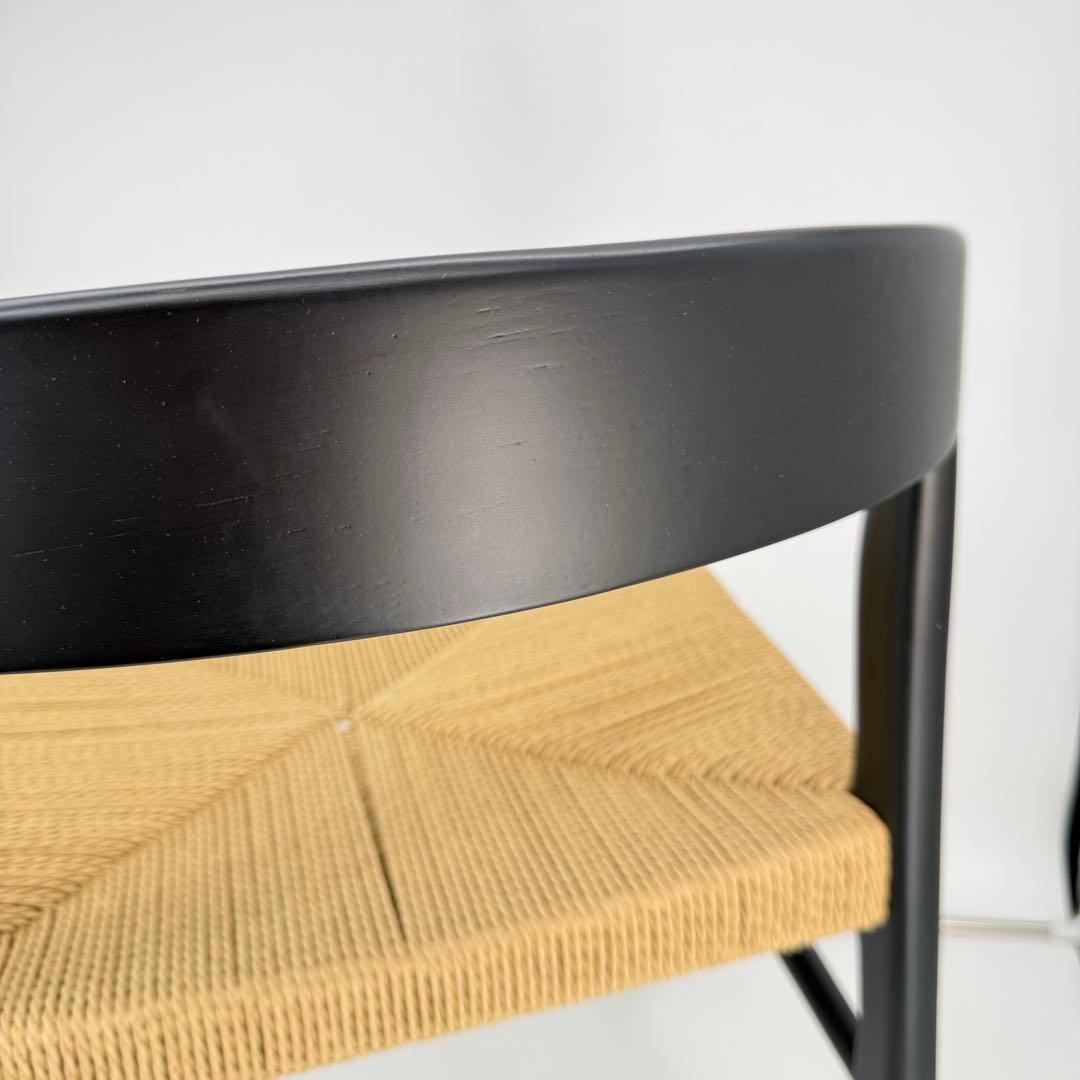 Re:CENO PRODUCT ペーパーコード　チェア ブラック　ナチュラル