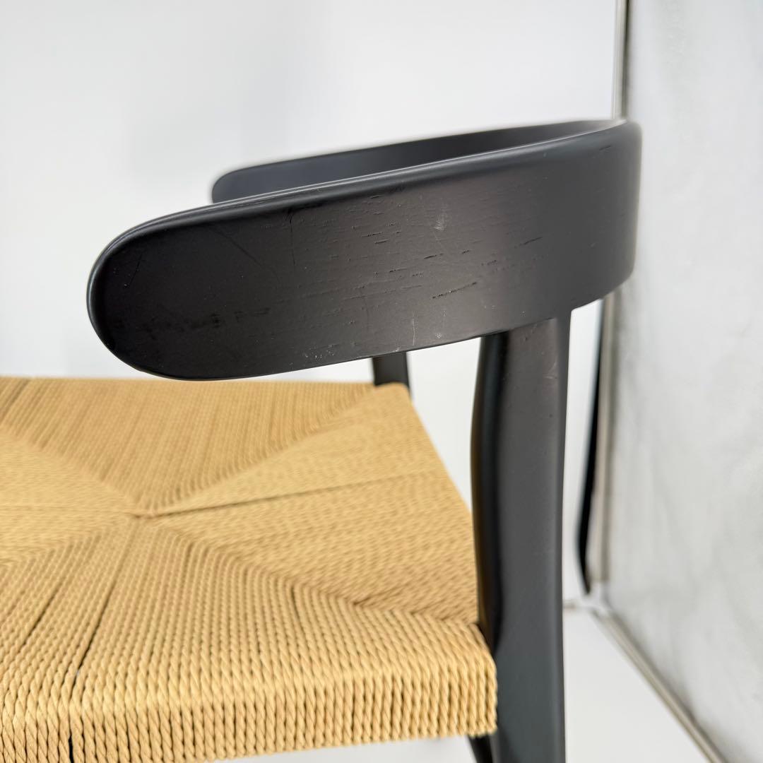 Re:CENO PRODUCT ペーパーコード　チェア ブラック　ナチュラル