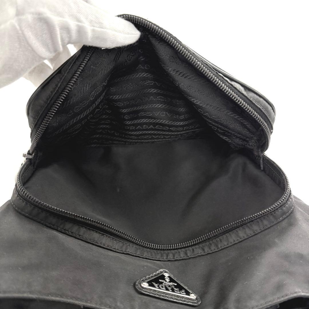 【良品✨近年モデル】PRADA プラダ ショルダーバッグ ナイロン 三角ロゴ