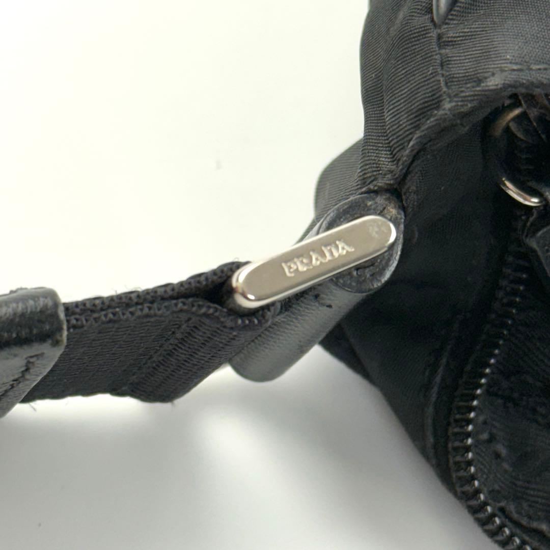 【良品✨近年モデル】PRADA プラダ ショルダーバッグ ナイロン 三角ロゴ