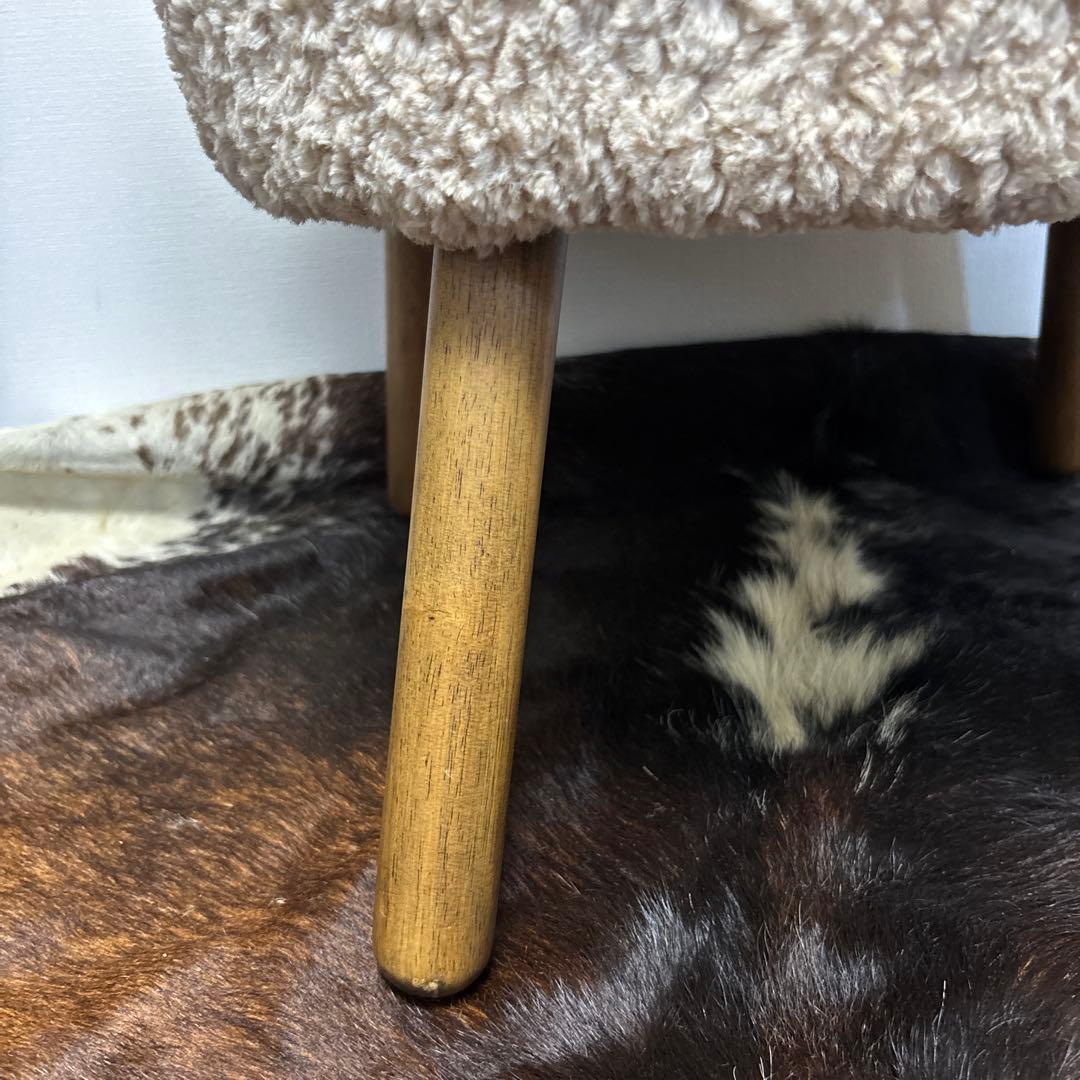 ZARA  ボア チェア　1脚　イス　②