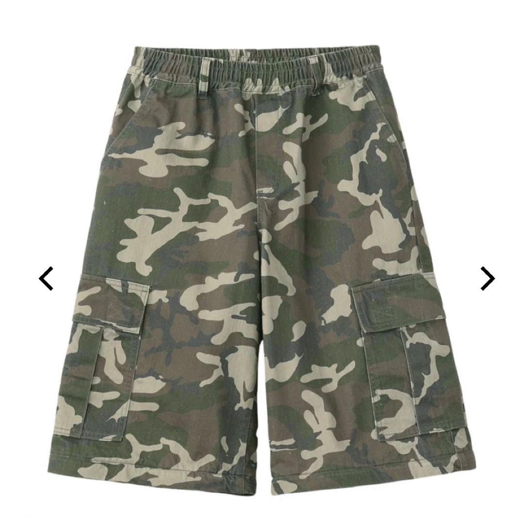 新品　エックスガール　X-girl WASHED 2WAY WIDE CARGO