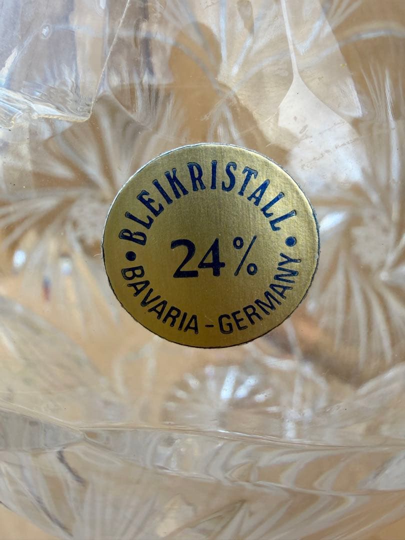 BEYER クリスタルガラス 花瓶 中型