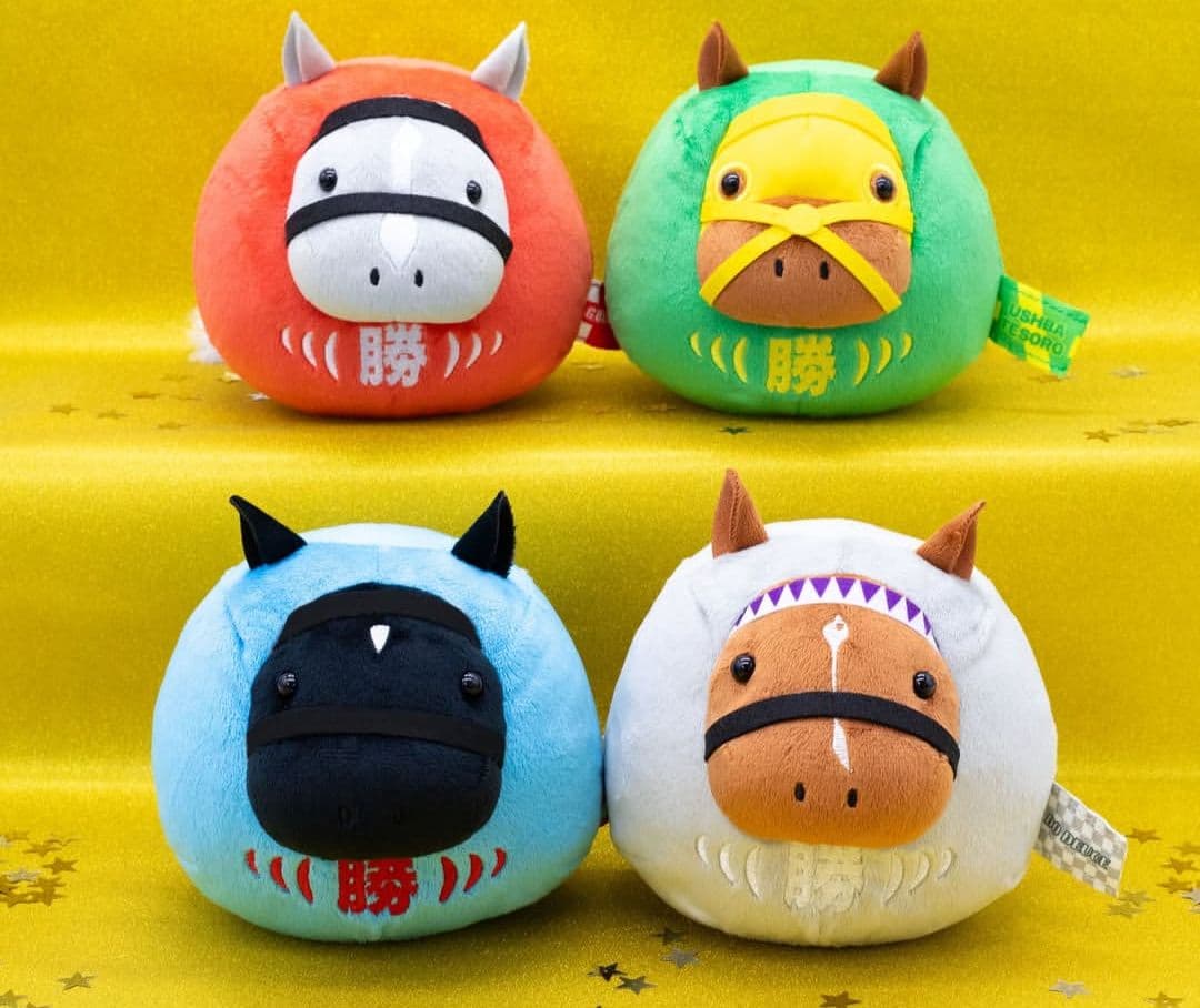 最新作♥非売品レア♥サラブレッドコレクションだるまぬいぐるみ♥競走馬コンプセット