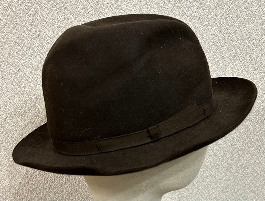 Borsalino ボルサリーノ ハット ITALY イタリア ブラウン 兎毛
