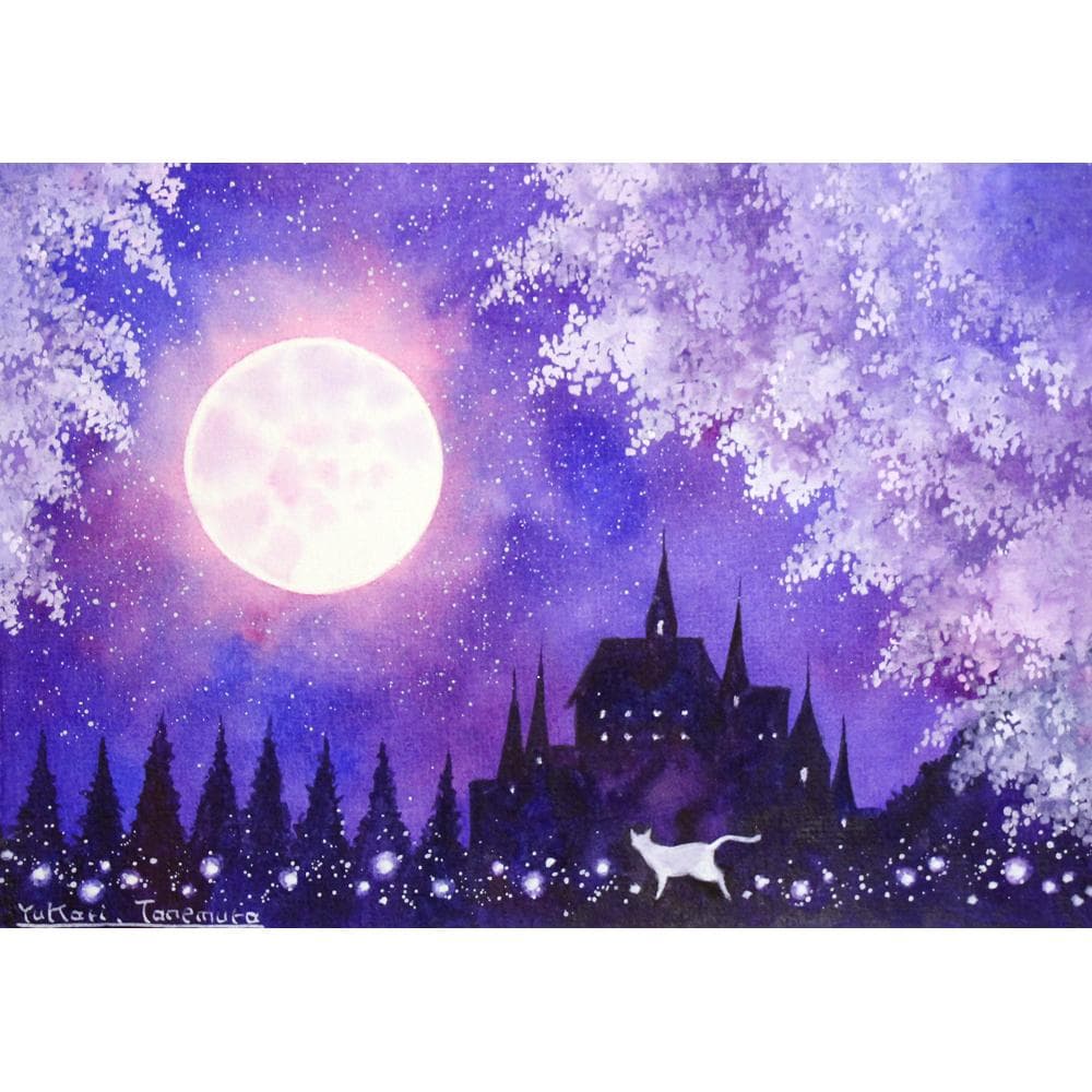 ぷうあさま専用（原画）桜舞う海の色 ほか　8点おまとめ