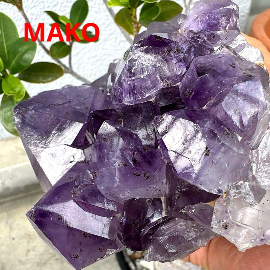 M1674☆アメジストクラスター1.6Kg☆天然石　原石☆N50301-B