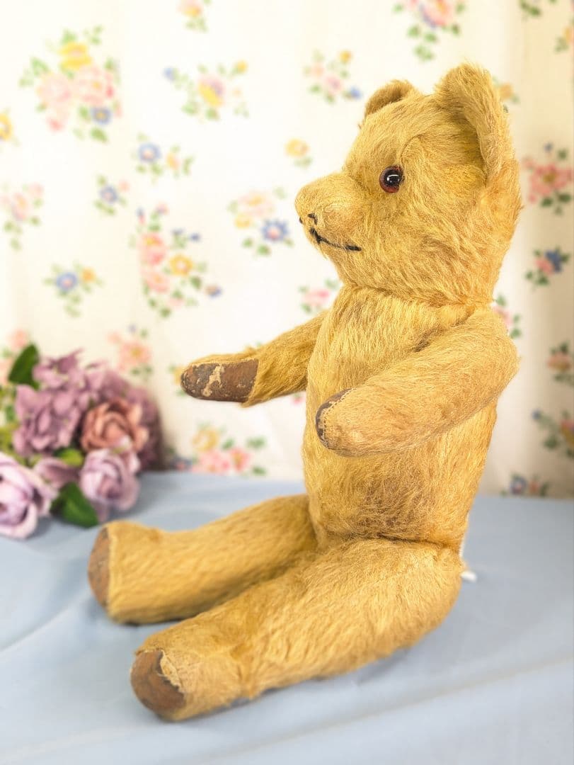 イギリス アンティーク テディベア アンティークベア 40cm