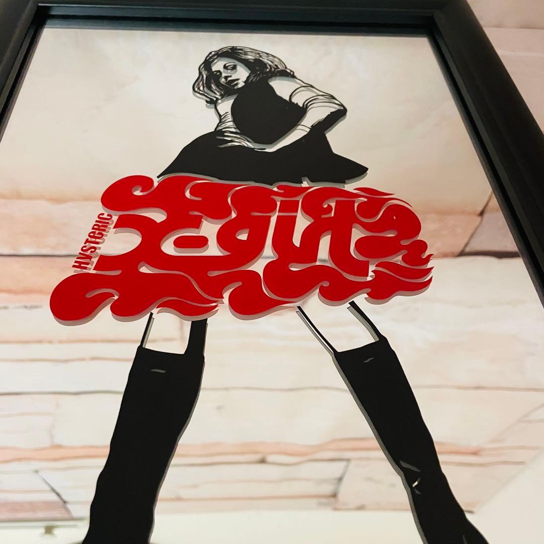 ヒステリックグラマー エックスガール コラボ 鏡 ミラー インテリア 壁掛け