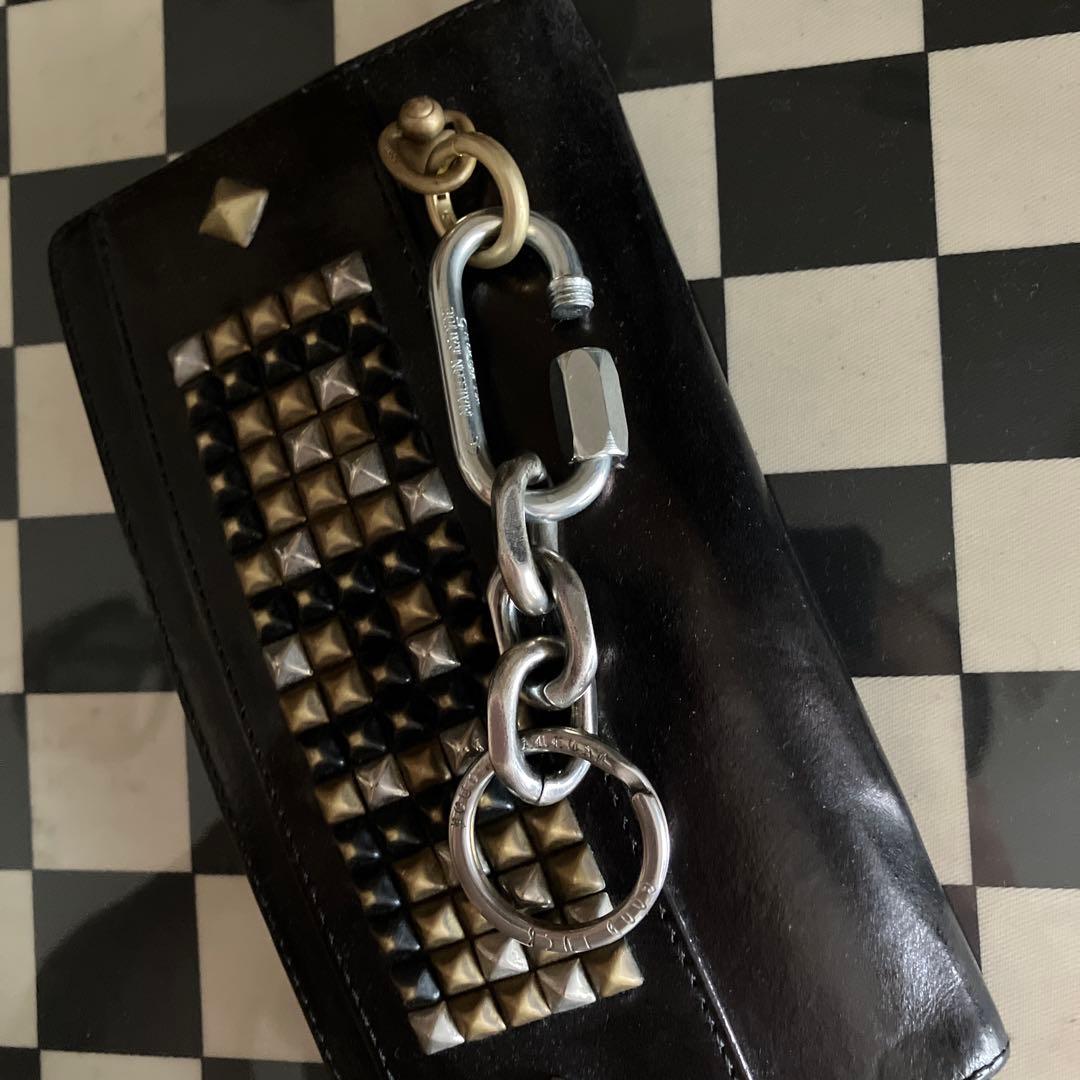 フランス製カラビナ使用　キーチェーン　新品未使用！刻印入りキーリングセット