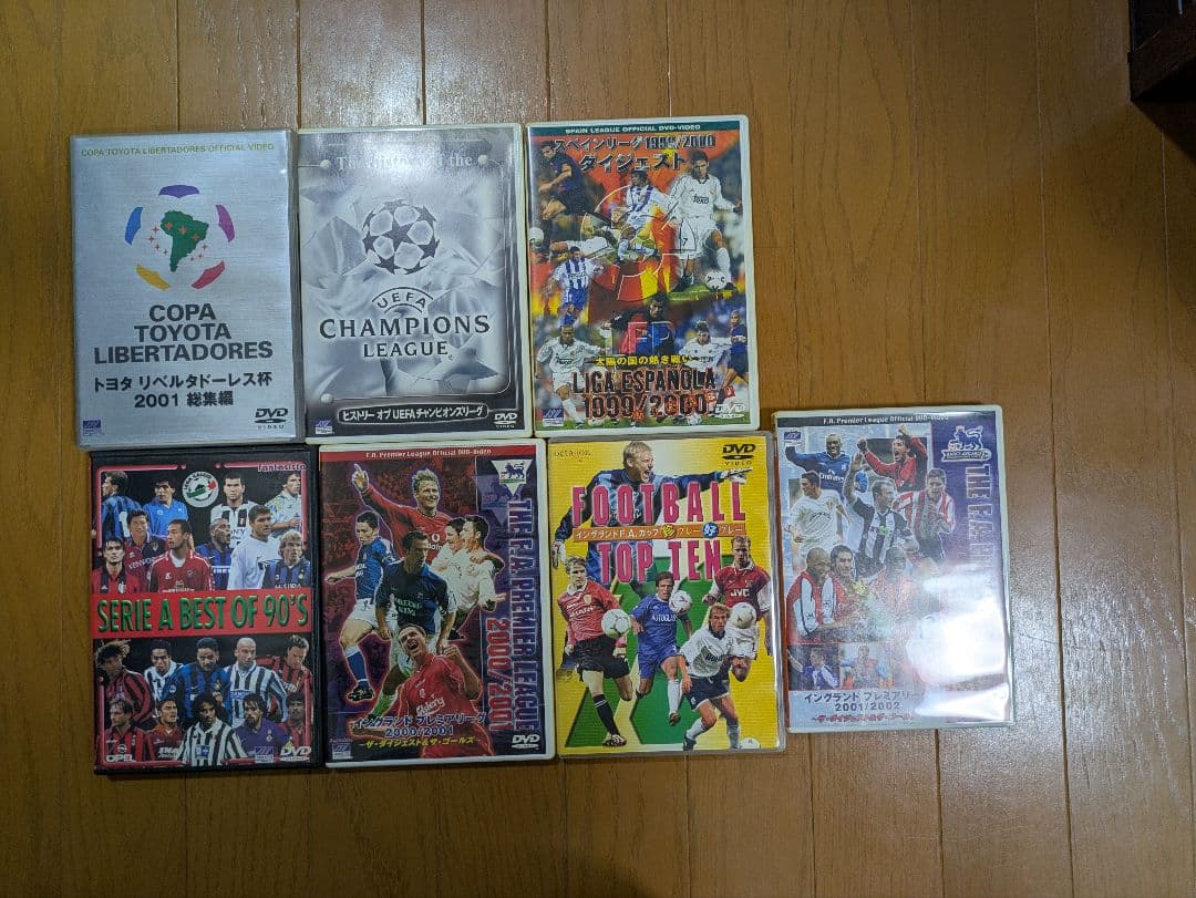 サッカーＷ杯、ユーロ、オリンピック等DVD