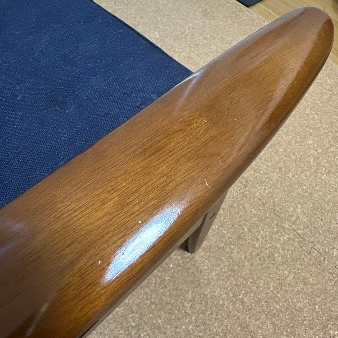 カリモク60 Kチェア1シーター タープブルー