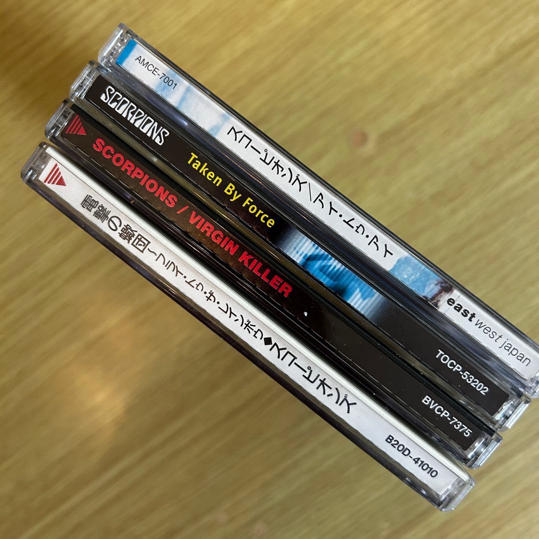 スコーピオンズ SCORPIONS 日本盤帯付CD4枚セット