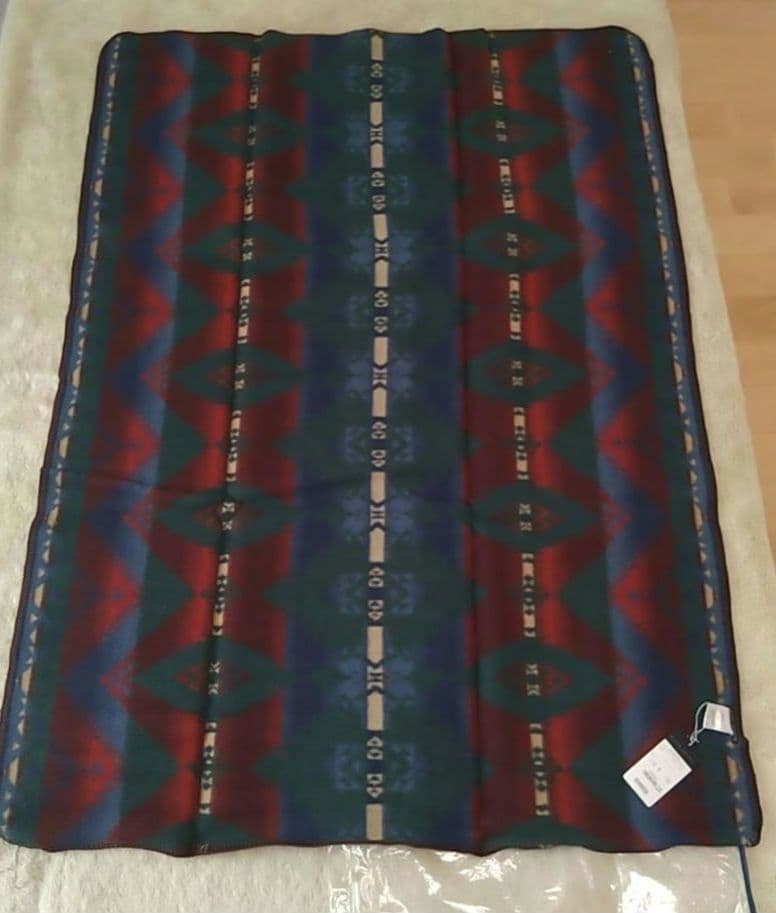 新品 ラルフローレンホーム グリーンビーコン スタジアムブランケット ネイティブ