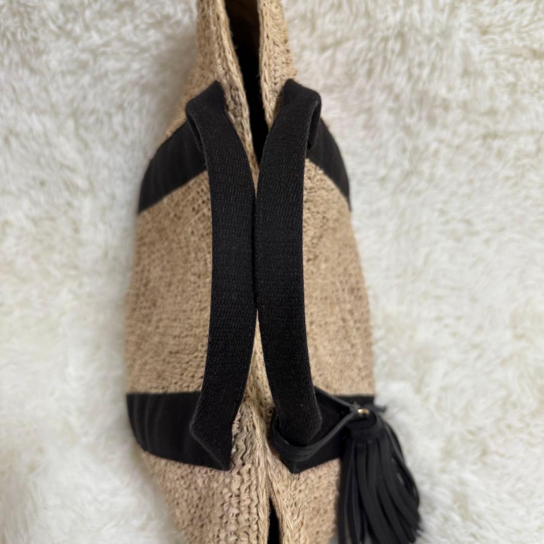 ヴィオラドーロ SANDRO かごバッグ ラフィア ベージュ V-8087