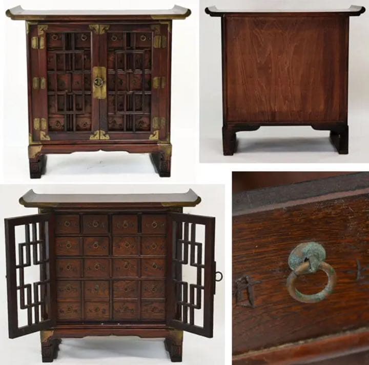 【美品★送料込】朝鮮薬箪笥：アンティーク家具 朝鮮・李朝