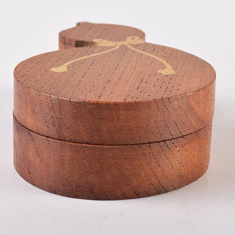 ホットスルー　中村宗悦作　海清寺　古材　内金溜　瓢香合　共箱　V　8138