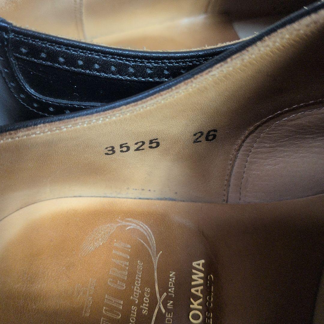 【SCOTCH GRAIN✨3E✨26cm】ビジネス シューズ ウイングチップ