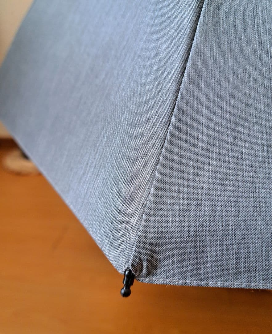 サンバリア100　 フロストグレー　2段折　日傘　美品