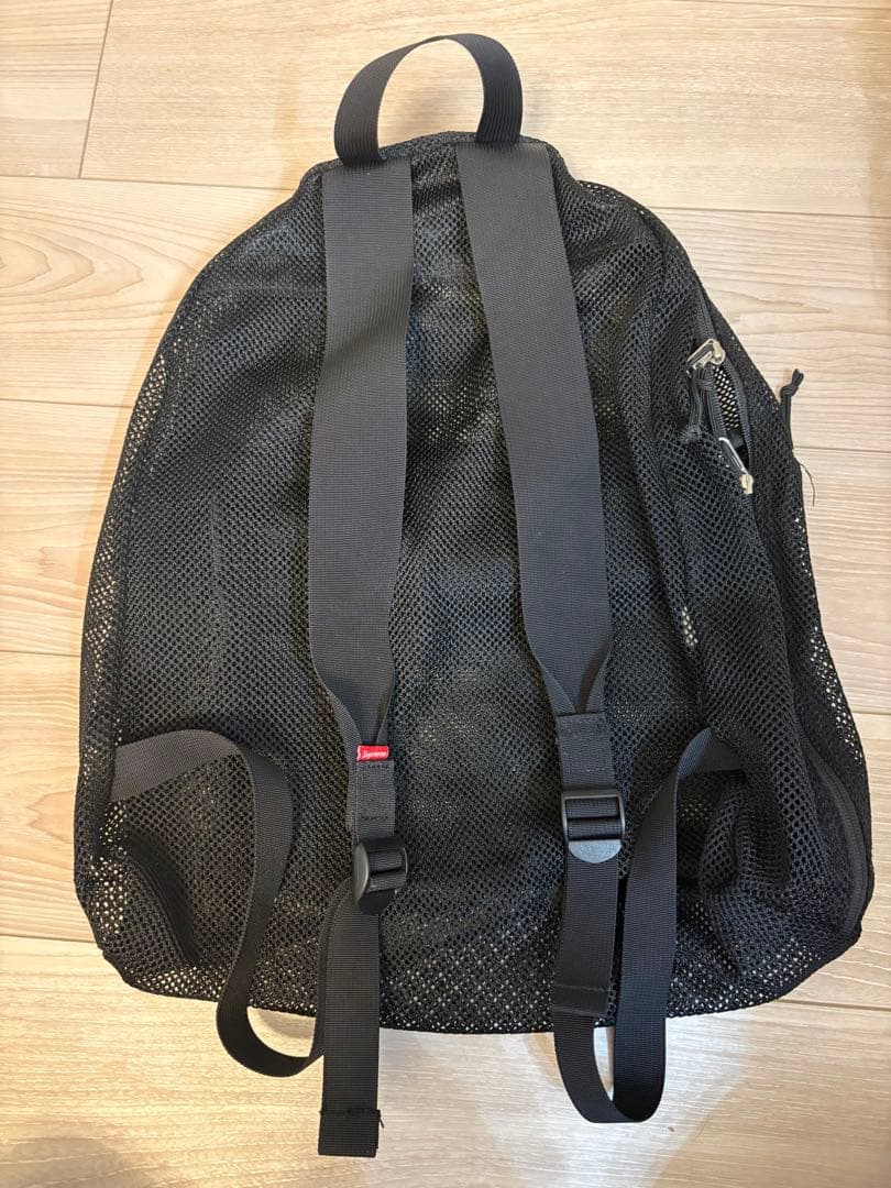 s*a様 Supreme メッシュバックパック　リュック ブラック