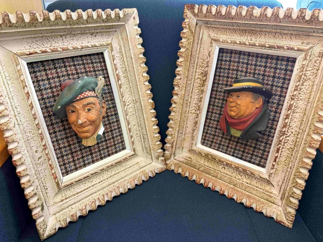 【傷あり】Bossons ヴィンテージ ボッソンズ フレーム付き 5点セット