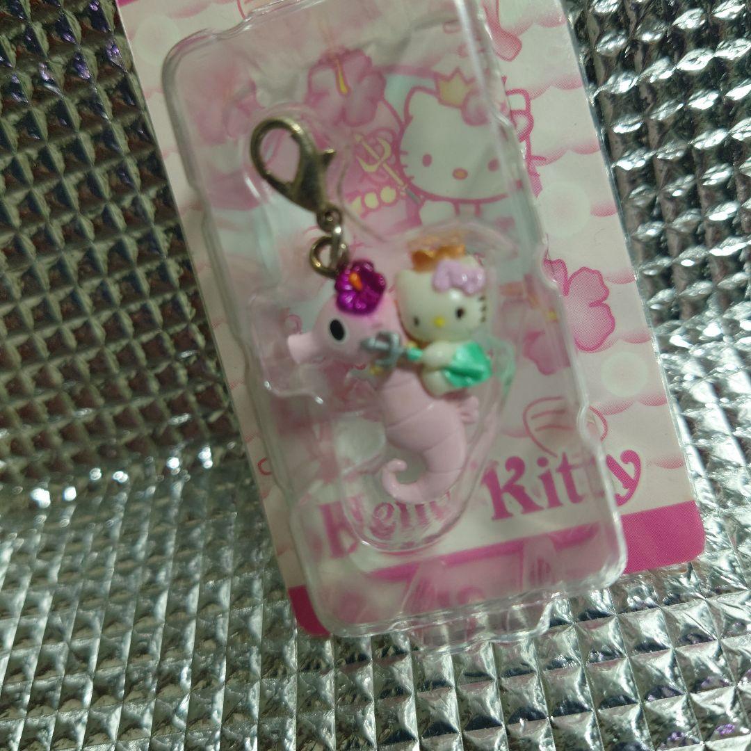 平成レトロ サンリオキティ タツノオトシゴ ファスナーマスコット　ご当地キティ