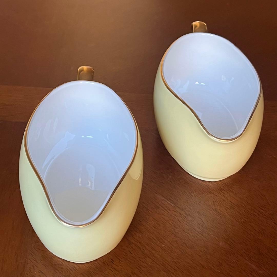 【美品】札幌グランドホテル★色蒔きクリーム風★ソースボート　6個