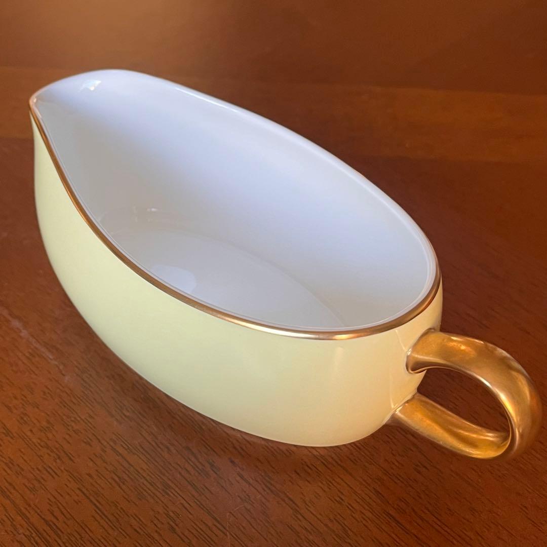 【美品】札幌グランドホテル★色蒔きクリーム風★ソースボート　6個