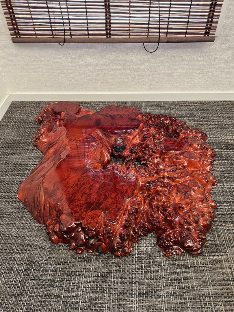 花台　瘤　玉杢　葡萄杢　天然木　置き台　　盆栽台　香炉台　高級