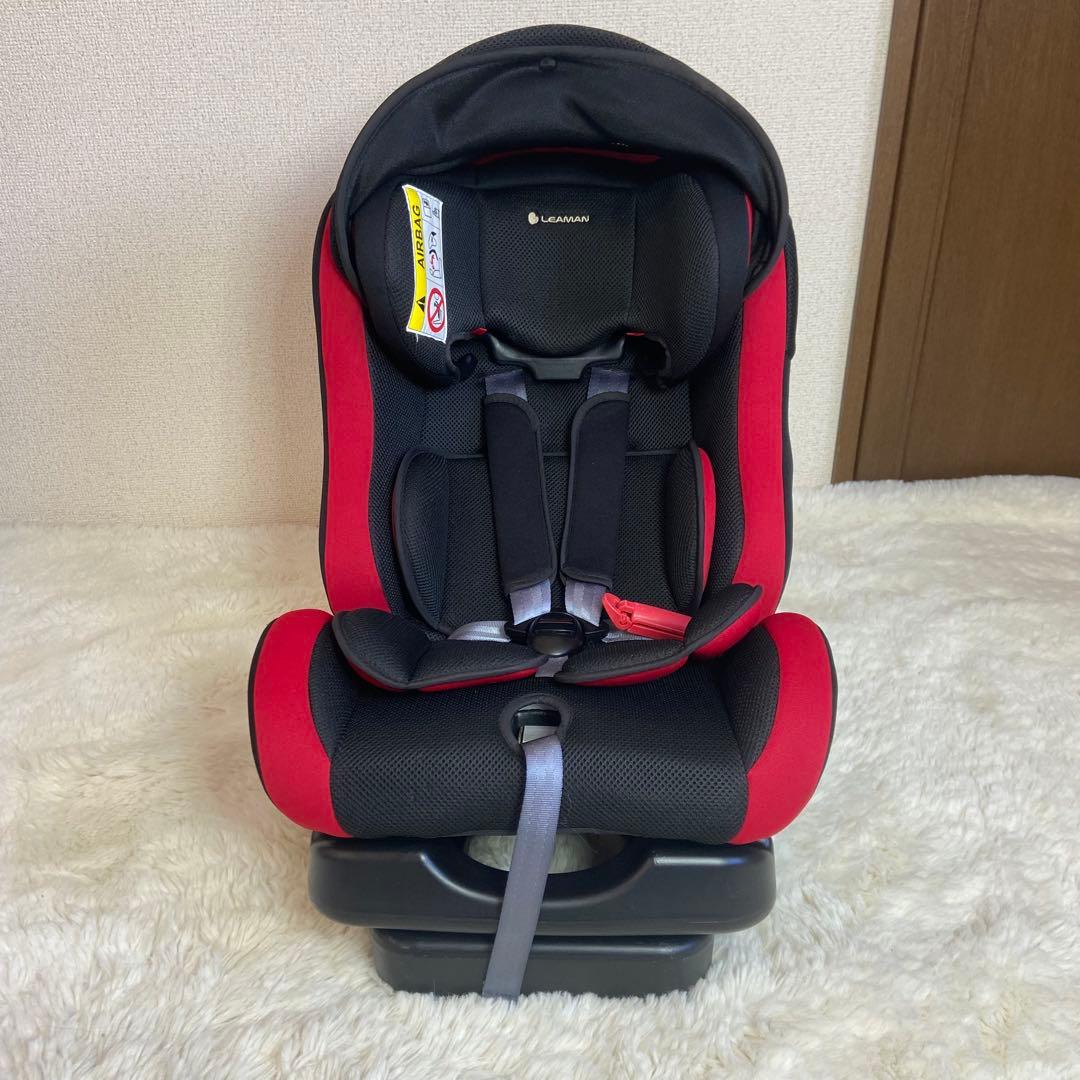 美品 LEAMAN カイナ チャイルドシート ジュニアシート 日除け 1029A