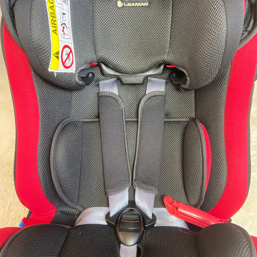 美品 LEAMAN カイナ チャイルドシート ジュニアシート 日除け 1029A