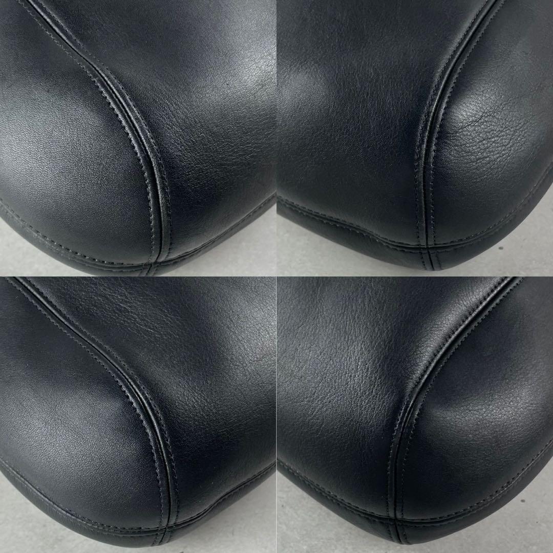 【極美品】COACH オールドコーチ ショルダーバッグ グラブタンレザー 黒