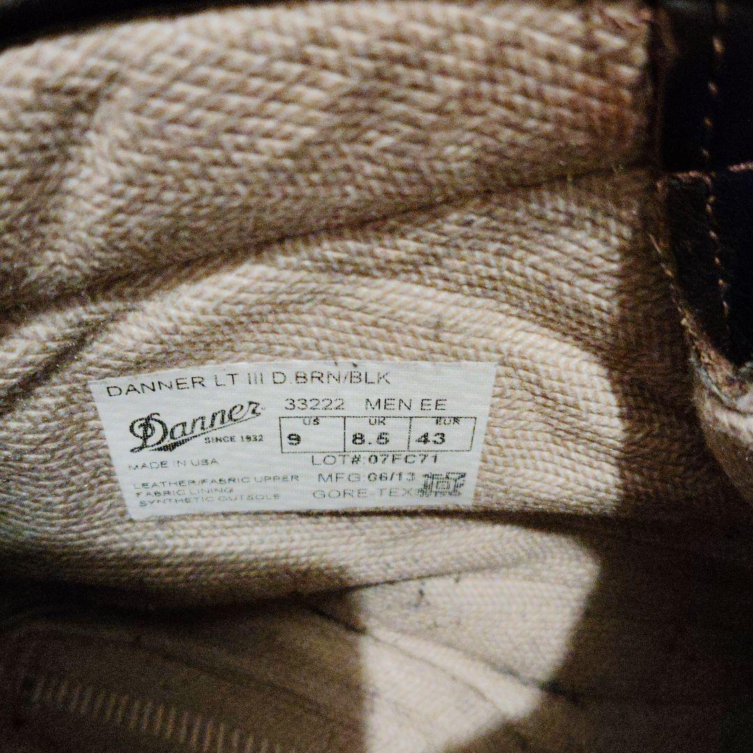 ダナーライト3 Danner Light III US9 茶芯
