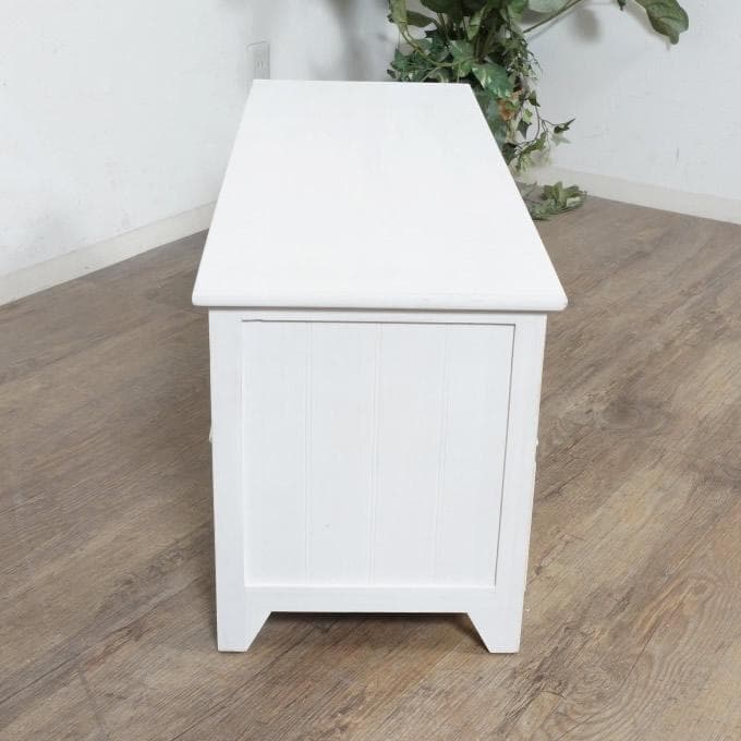 【新品】天然木 フレンチアンティーク テレビボード　シャビー　アウトレット