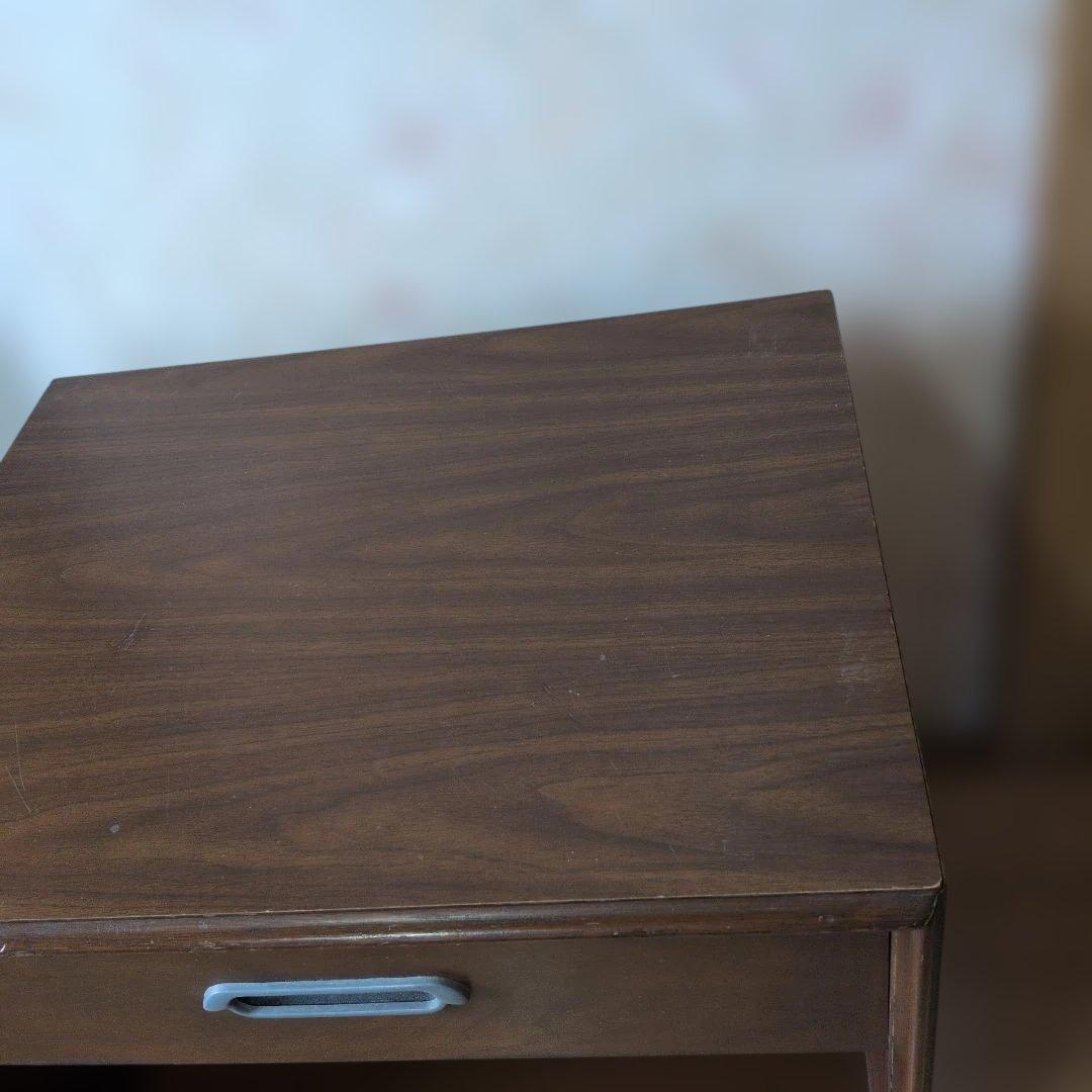 USA米軍放出家具ドレクセル サイドテーブル 引き出し付き